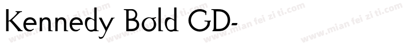 Kennedy Bold GD字体转换